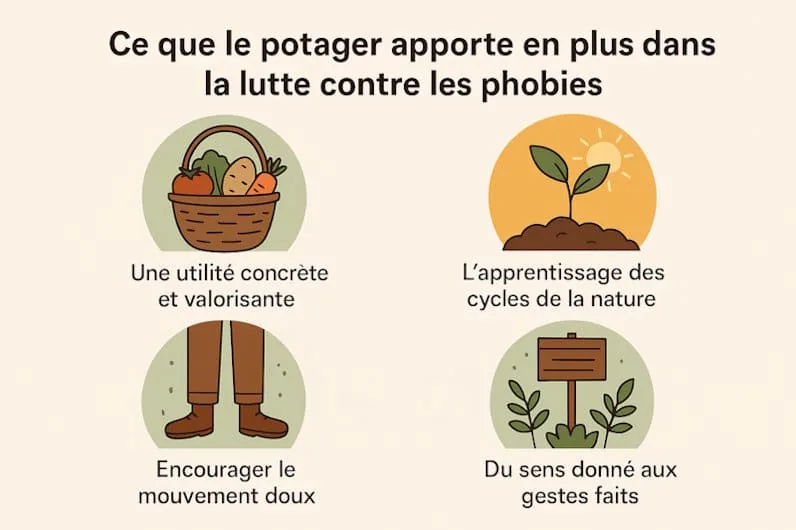 apport du jardin potager