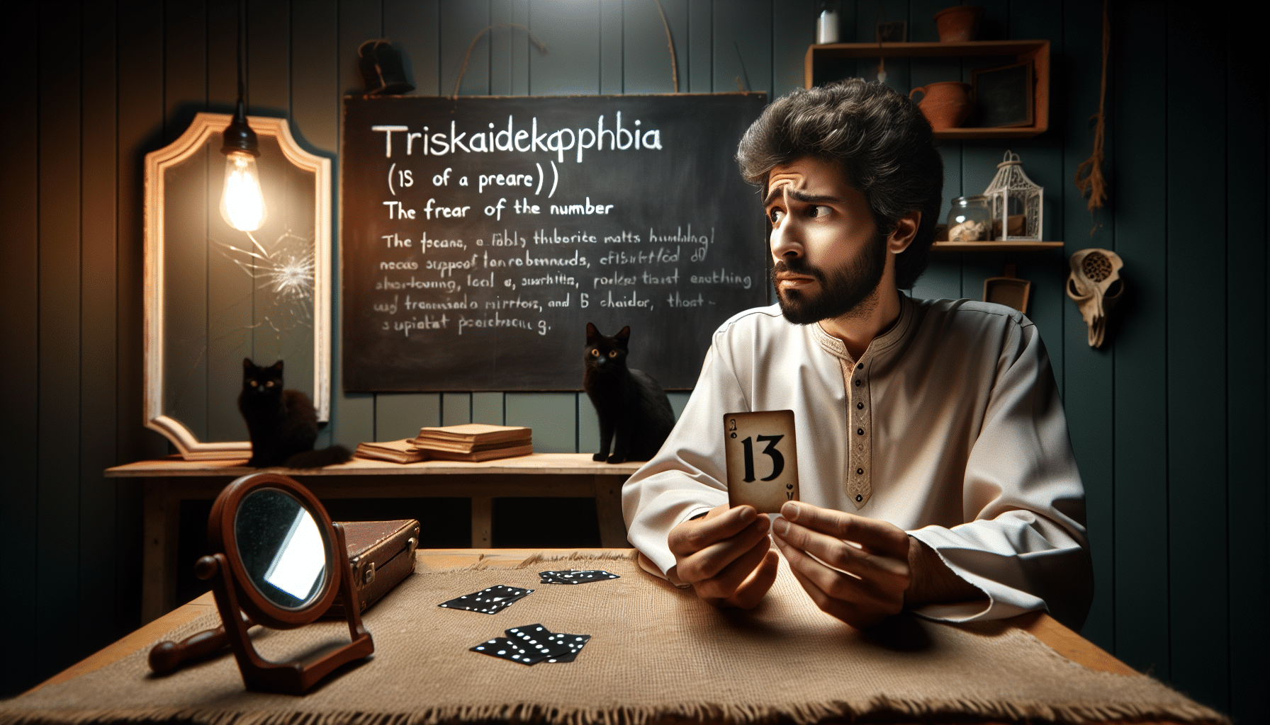 découvrez la triskaïdékaphobie, une peur étrange et répandue du nombre 13. dans cet article, nous définissons ce phénomène et explorons ses origines, ses manifestations, et son impact sur la vie quotidienne. plongez dans le monde fascinant des phobies et apprenez à mieux comprendre cette aversion particulière.